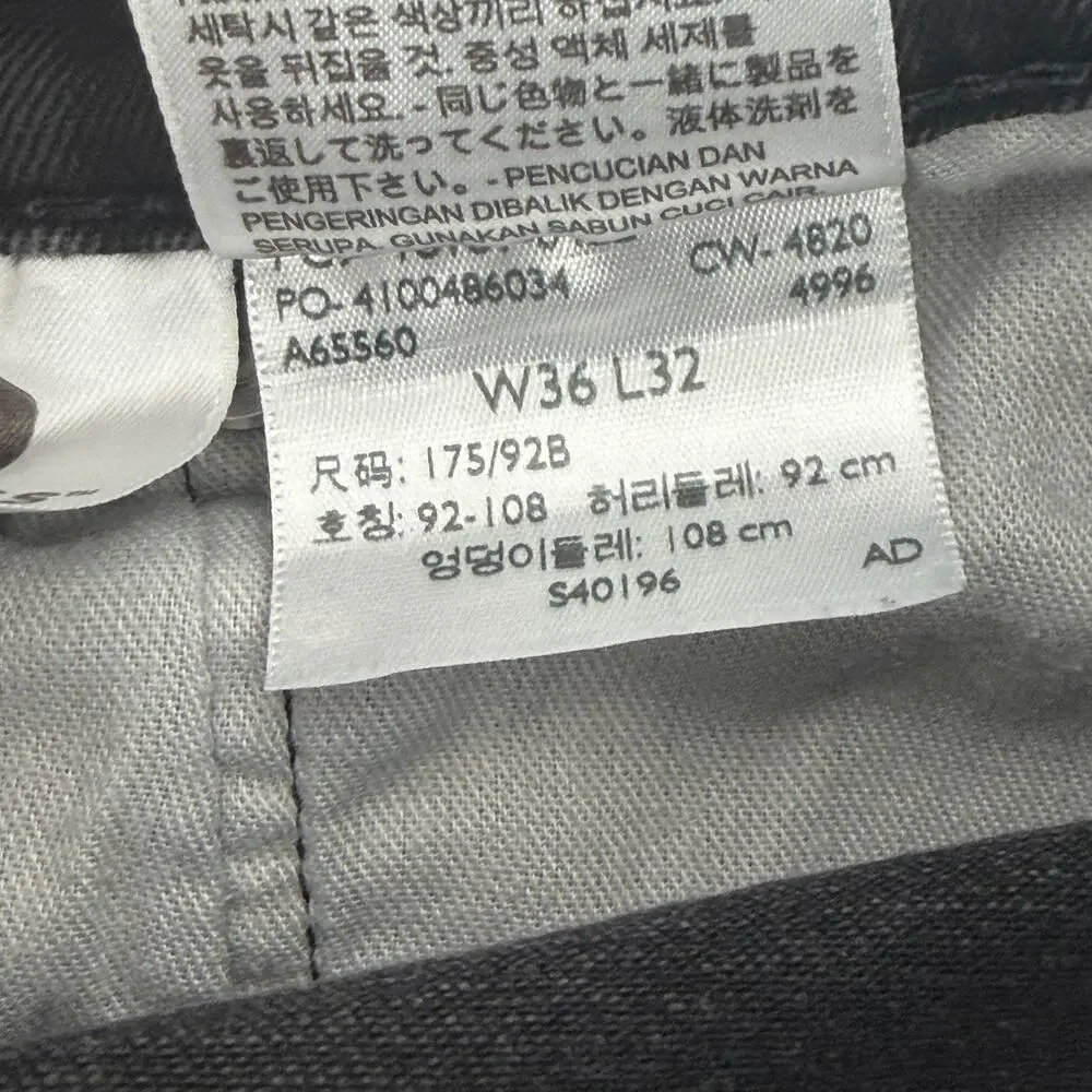 Levi's 541 36X32‎ (30L Actual) Black Men's Jeans